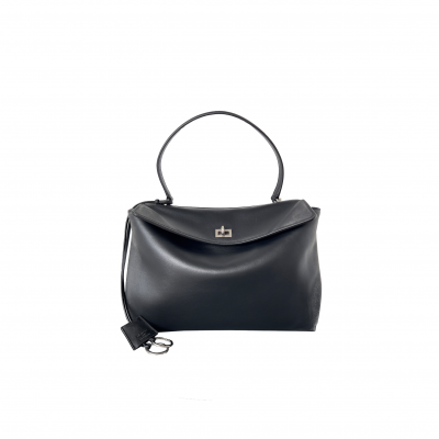 BALENCIAGA WOMEN'S RODEO MEDIUM HANDBAG IN BLACK 7954562AA4V2001 (35*23.3*10.9cm)