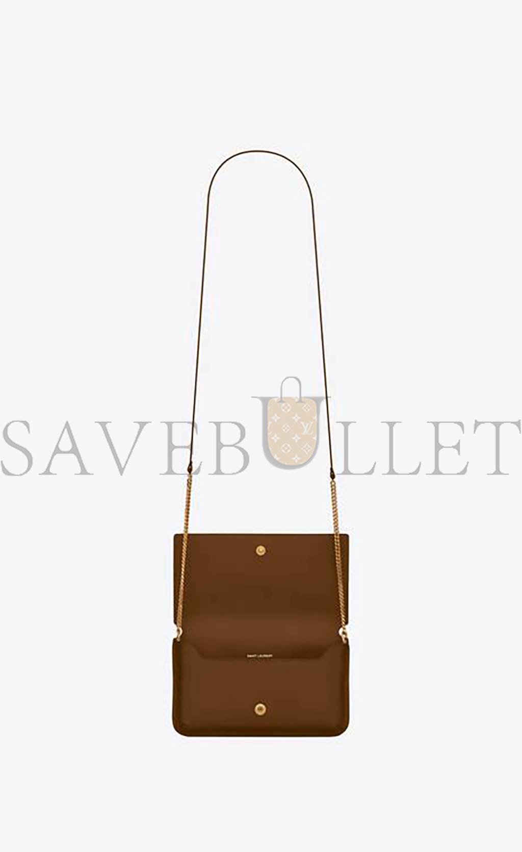 YSL CASSANDRE PHONE HOLDER WITH STRAP IN SMOOTH LEATHER 6350950U40J3234 (18*11*2.5cm)