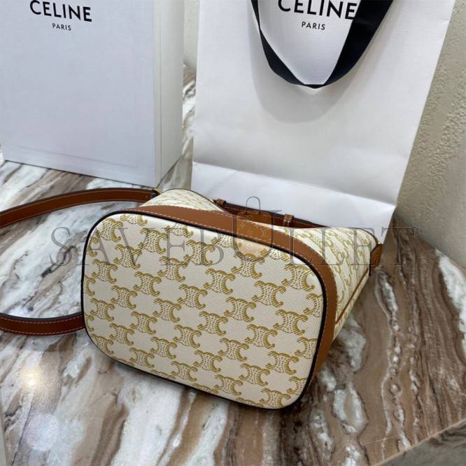 CELINE SMALL BUCKET 191442CAS.01BC (30*22*13cm)