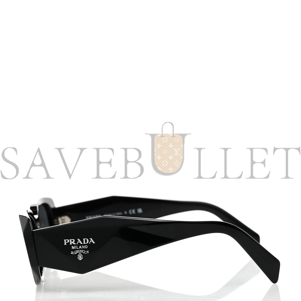 PRADA ACETATE SYMBOLE SUNGLASSES SPR 17W BLACK