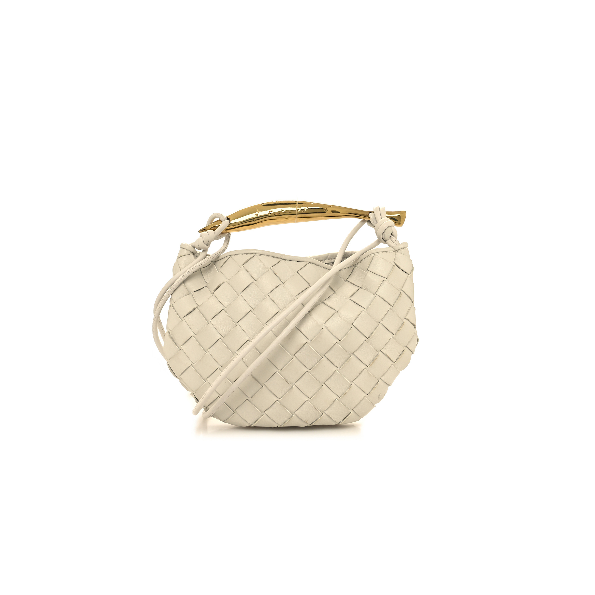 BOTTEGA VENETA NAPPA INTRECCIATO MINI SARDINE BAG CHALK (20*14*3cm) BOTTEGA VENETA NAPPA INTRECCIATO MINI SARDINE BAG CHALK (20*14*3cm)
