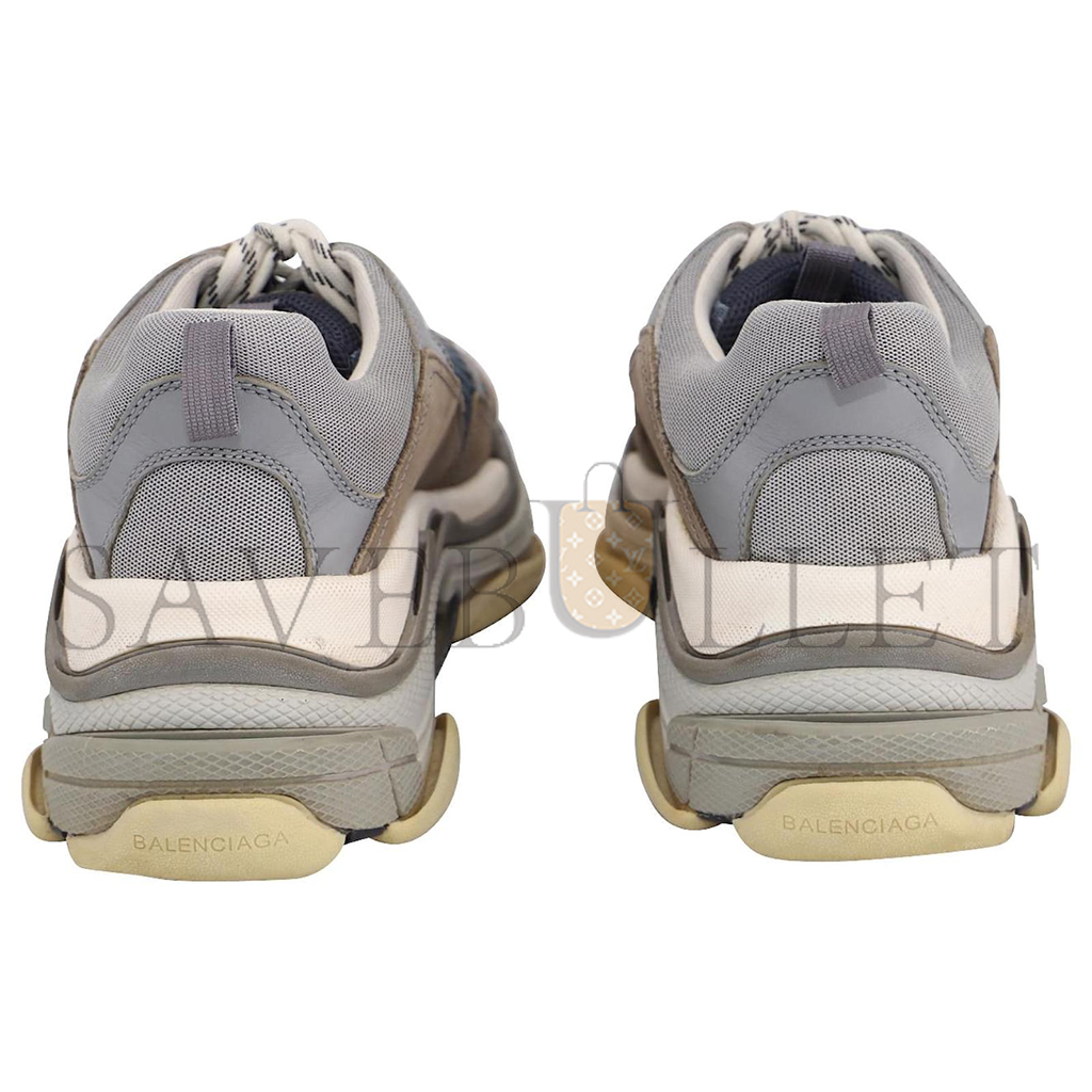 BALENCIAGA TRIPLE S SNEAKERS IN GREY POLYURETHANE 536737W09O11259