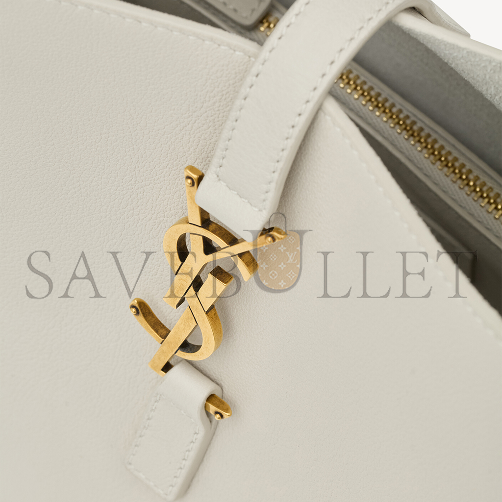 YSL LE 5 À 7 SUPPLE SMALL IN GRAINED LEATHER 713938AAAUQ9207 (23*22*8cm)