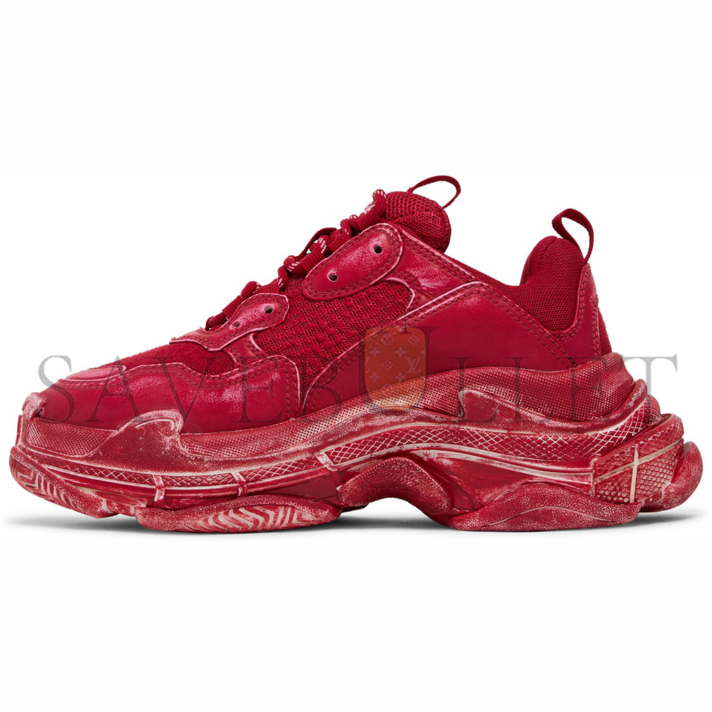 BALENCIAGA WMNS TRIPLE S SNEAKER DARK RED 524039W3CN36000