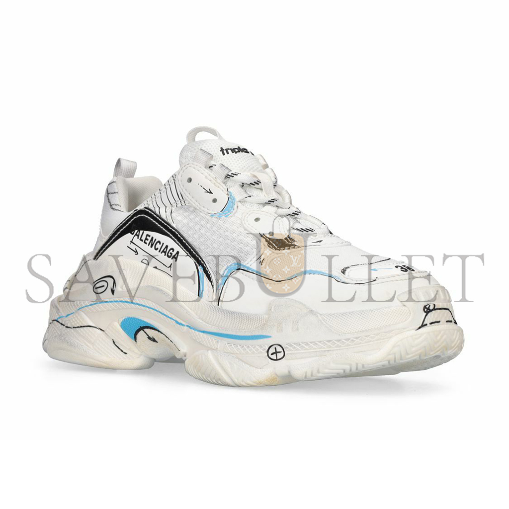 BALENCIAGA TRIPLE S LOGOTYPE SNEAKERS 536737W3SRB9014