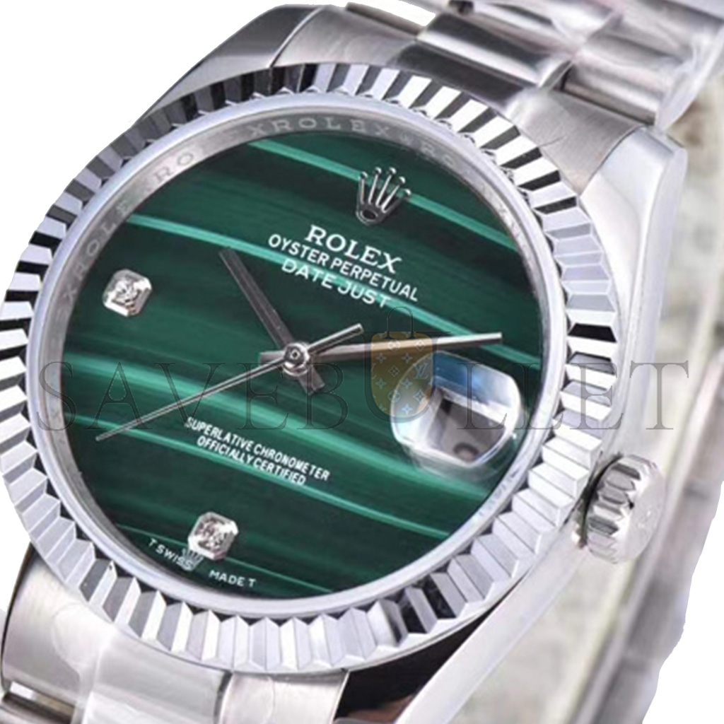 ROLEX DATEJUST MALACHITE DIAL 18238