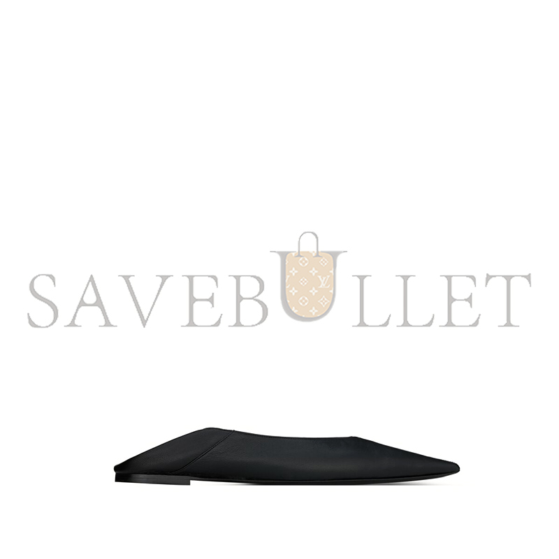 YSL NOUR SLIPPERS IN SMOOTH LEATHER 783371AADF11000