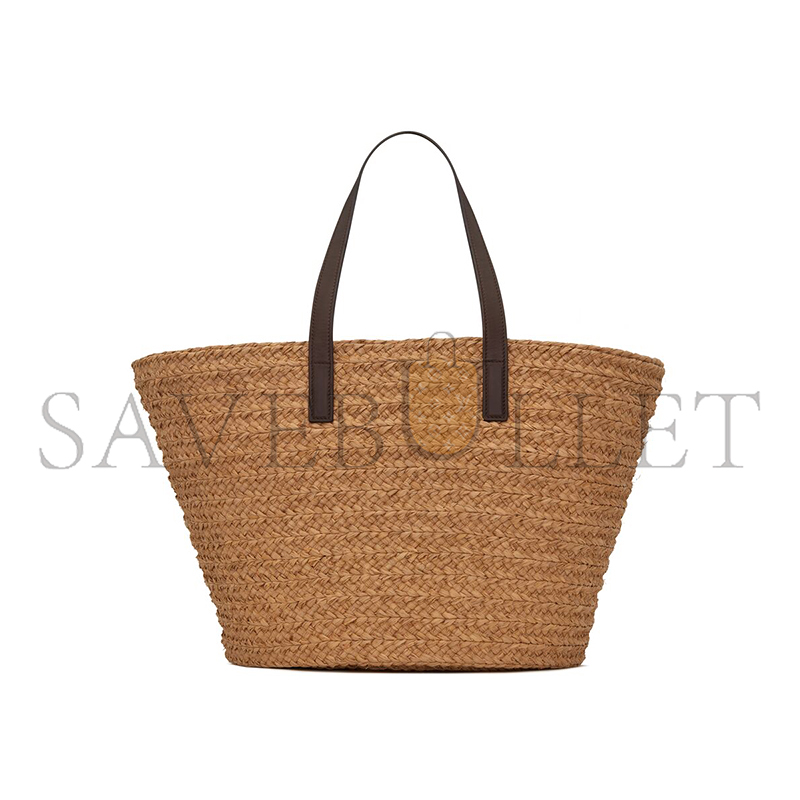 YSL PANIER MEDIUM BAG IN RAFFIA 693242GQTHJ7062 (30*27*20cm)