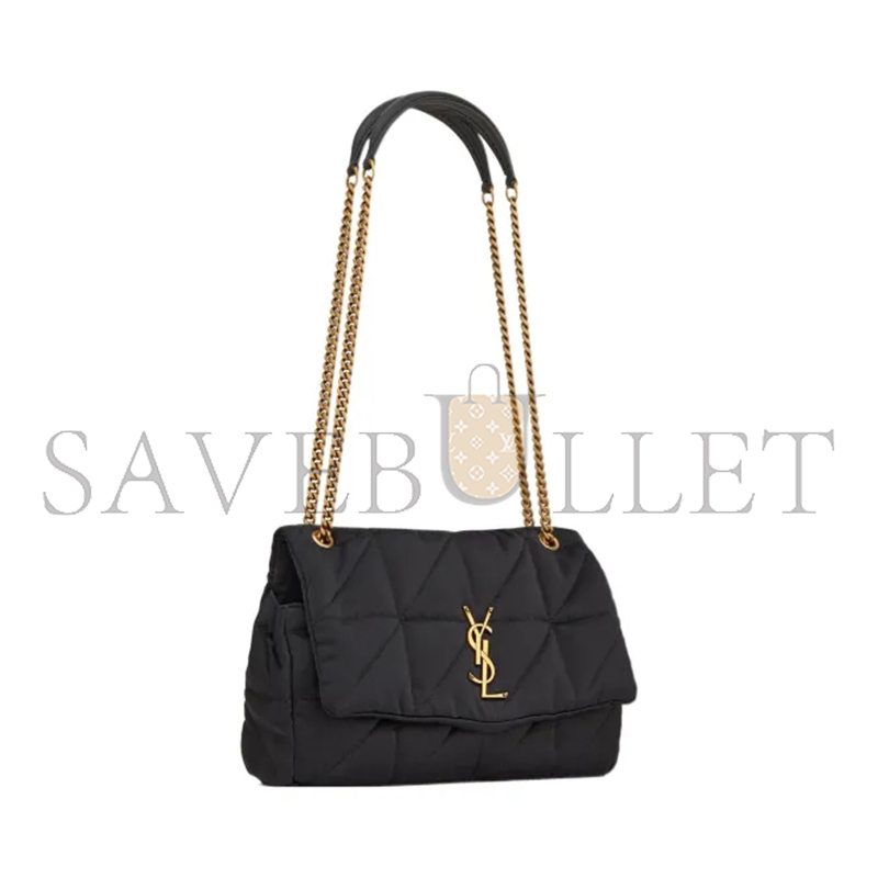 YSL JAMIE MEDIUM IN SATIN 515821FAAUF1000 (25*15*7.5cm)
