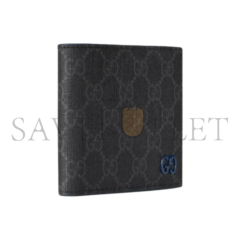 GUCCI BULE INTERIOR BI-FOLD WALLET 768243FACQC1052 (21*9cm)
