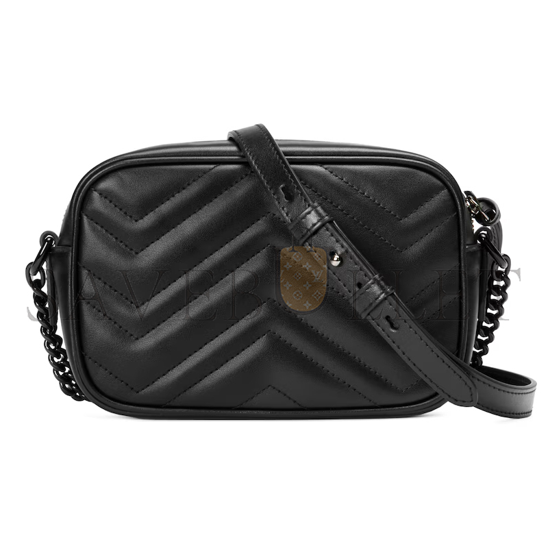 GUCCI GG MARMONT MINI CAMERA BAG ‎‎634936DTDHV1000 (18*12*6cm)