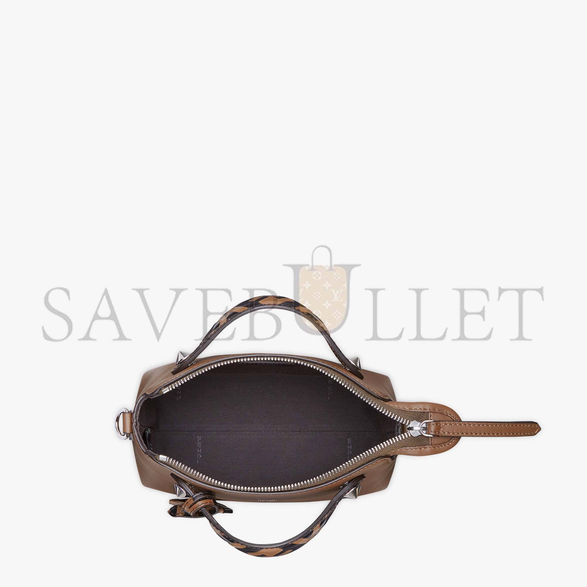FENDI BY THE WAY MINI - SMALL BROWN LEATHER BOSTON BAG 8BL145A6COF0H3C (21*12.5*9.5cm) FENDI BY THE WAY MINI - SMALL BROWN LEATHER BOSTON BAG 8BL145A6COF0H3C (21*12.5*9.5cm)