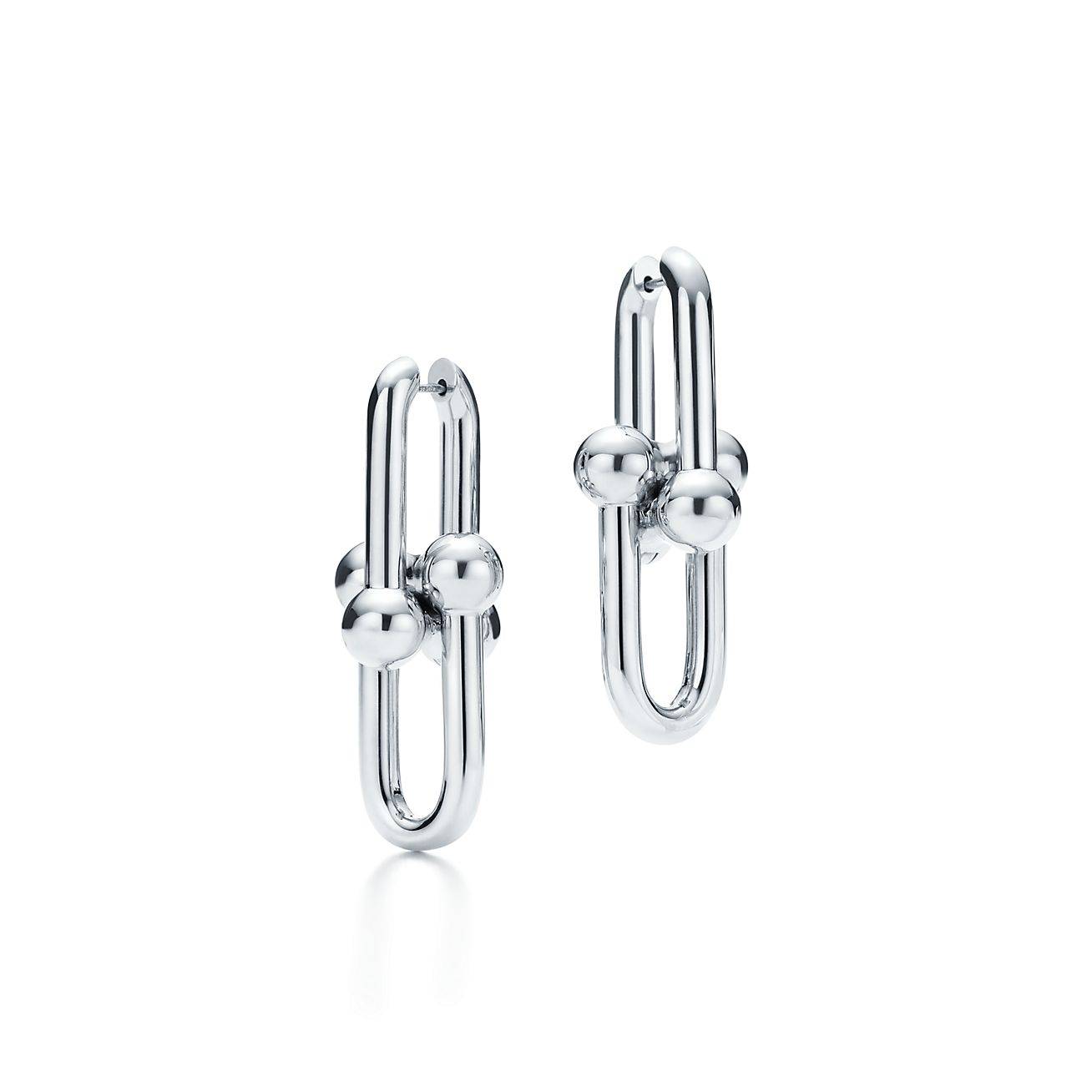 TIFFANY HARDWEAR LINK EARRINGS