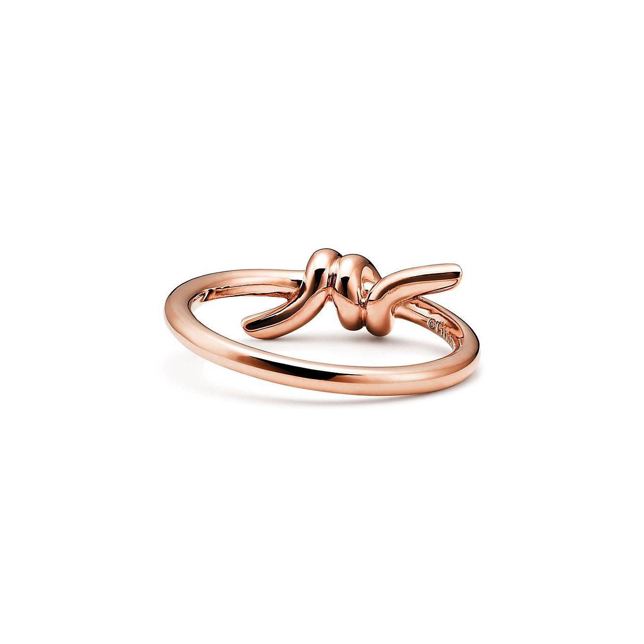 TIFFANY KNOT RING IN ROSE GOLD