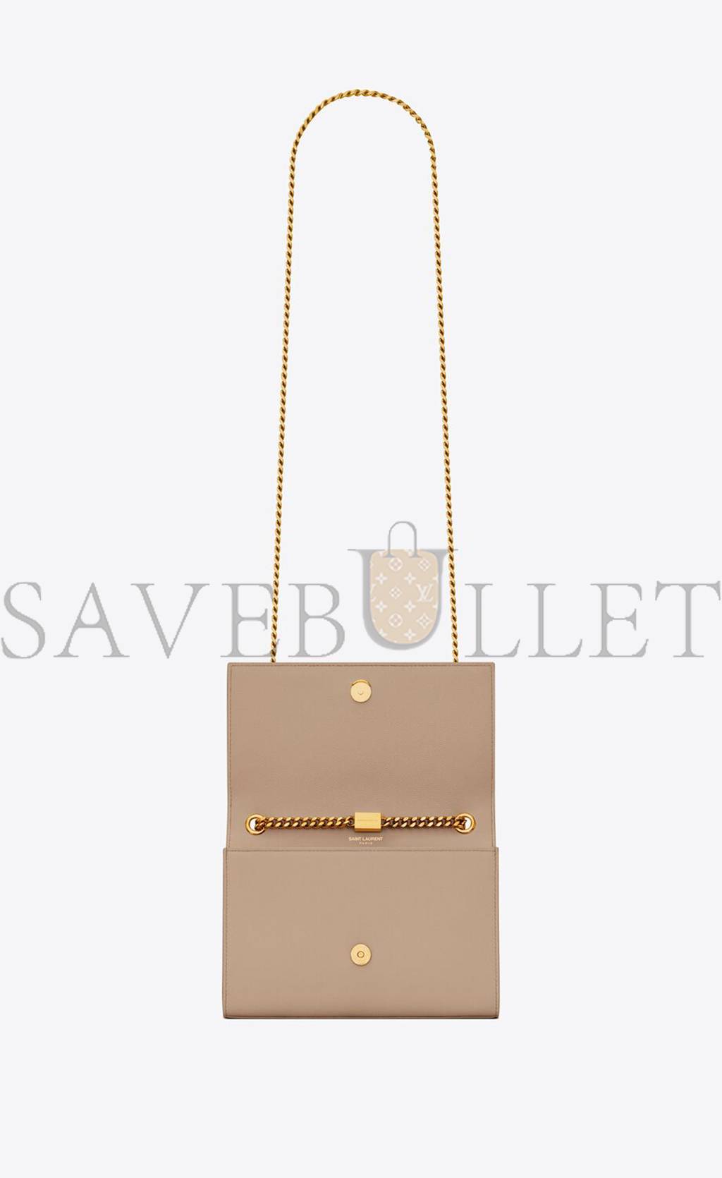 YSL KATE SMALL CHAIN BAG IN GRAIN DE POUDRE EMBOSSED LEATHER 469390BOW012721 (20*12.5*5cm)