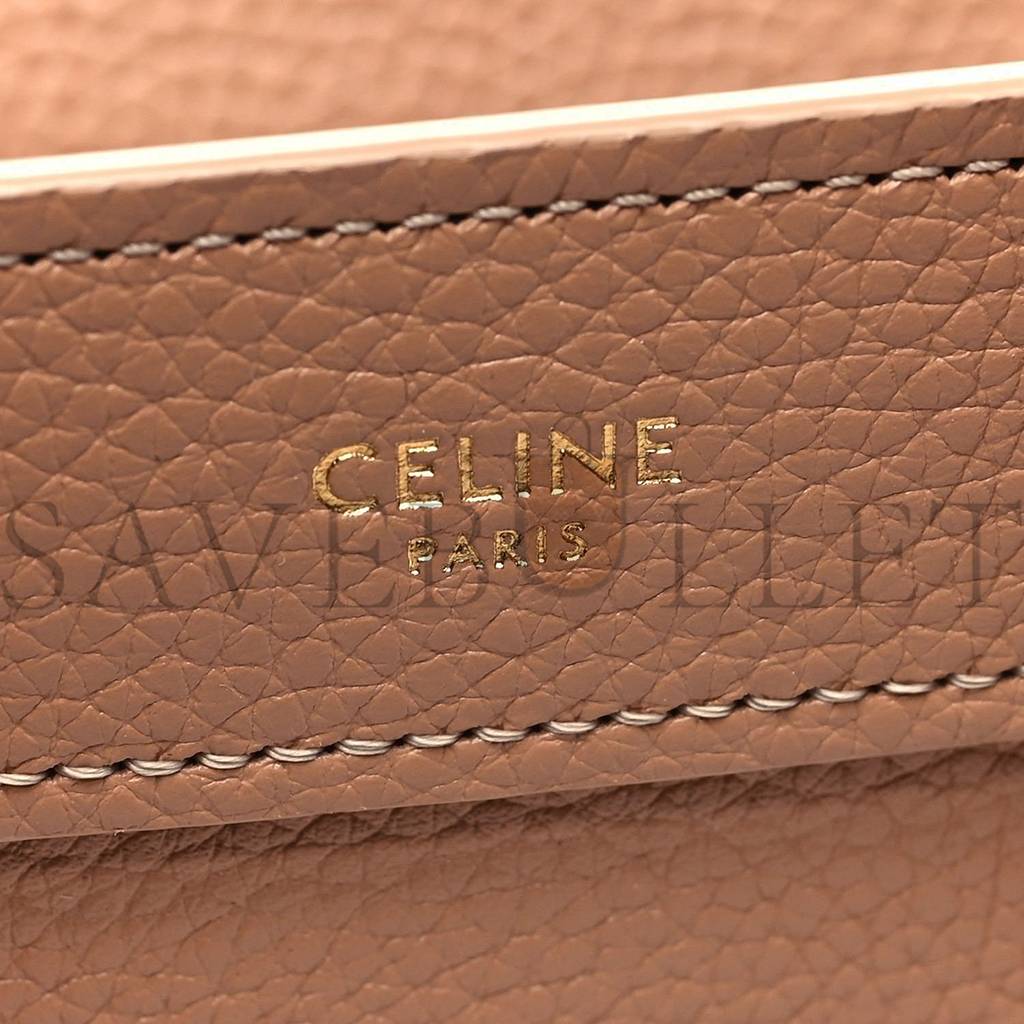 CELINE DRUMMED CALFSKIN NANO LUGGAGE DESERT ROSE (20*20*10cm) CELINE DRUMMED CALFSKIN NANO LUGGAGE DESERT ROSE (20*20*10cm)