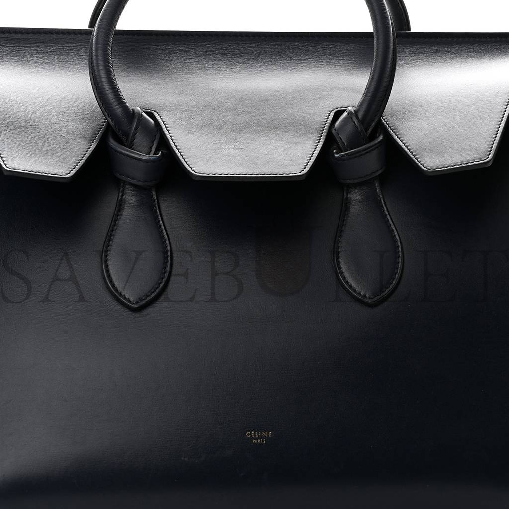 CELINE PALMELATO CALFSKIN MEDIUM TIE KNOT TOTE MIDNIGHT (28*28*20cm)